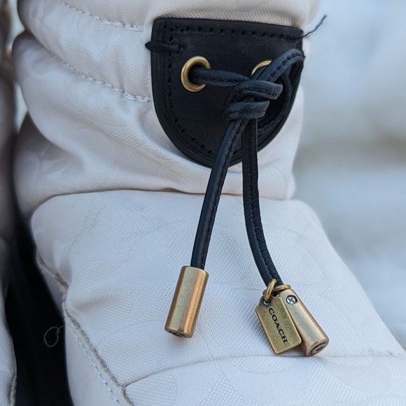 Coach Kailee Bootie size 8 - Jacquard & Sheepskin Snow boots - Picture 2 of 10